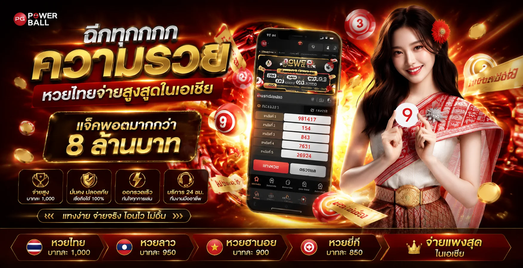 หน้าแทงหวยออนไลน์ ตี๋น้อย168 หวยไทย ลาว ฮานอย ยี่กี จ่ายบาทละ 900